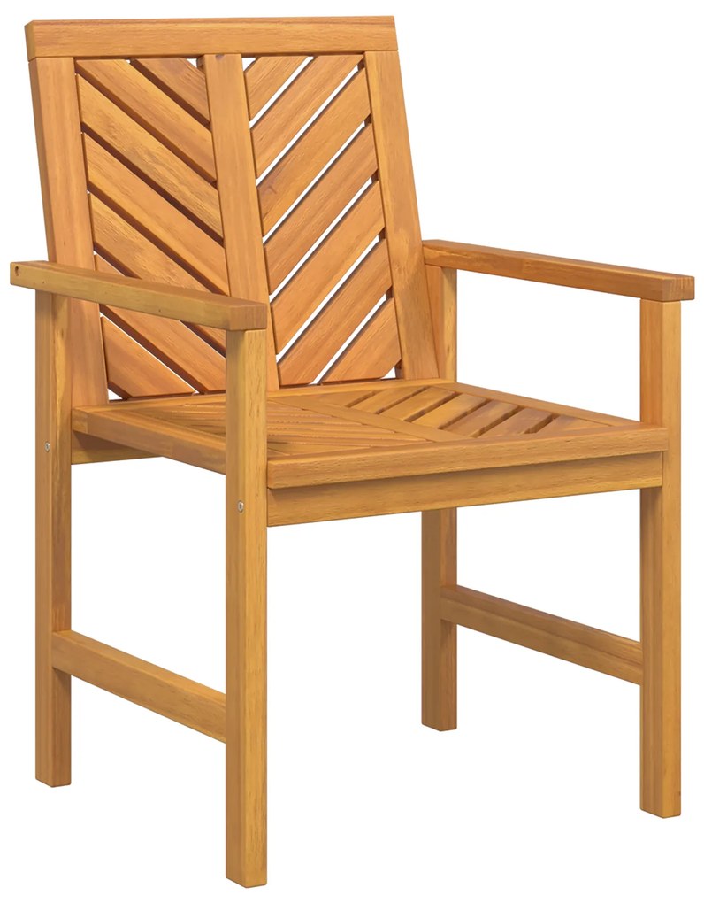 vidaXL Καρέκλες Κήπου 8 pcs Καφέ 59 x 62.5 x 89 εκ Μασίφ ξύλο ακακίας