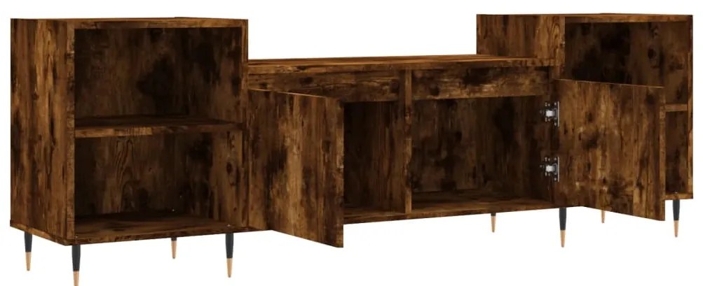 vidaXL Έπιπλο Τηλεόρασης Καπνιστή Δρυς 160x35x55 εκ. Επεξ. Ξύλο