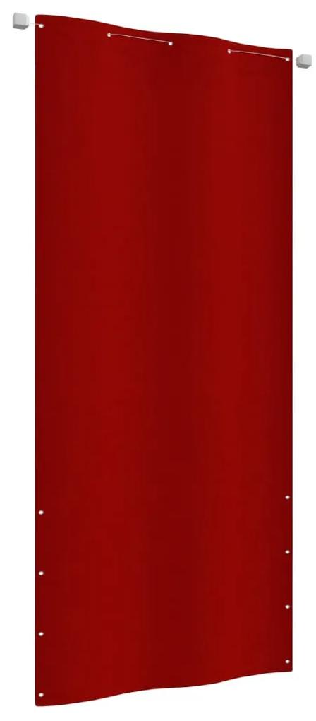 Διαχωριστικό Βεράντας Κόκκινο 100 x 240 εκ. Ύφασμα Oxford