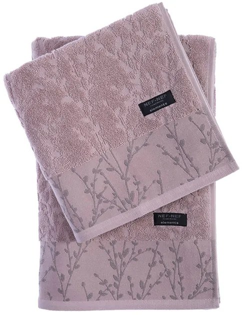 Πετσέτα Προσώπου Elements - Estia Pale Mauve 50x100 Nef-Nef Homeware