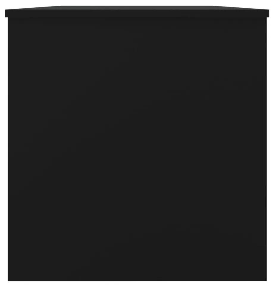 Τραπεζάκι Σαλονιού Μαύρο 102 x 50 x 52,5 εκ. Επεξεργασμένο Ξύλο - Μαύρο