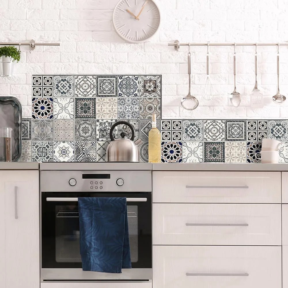 Grey Azulejos πάνελ αλουμινίου εστίας (Κατόπιν παραγγελίας 30 ημέρες) (Κατόπιν παραγγελίας 30 ημέρες) - 86210