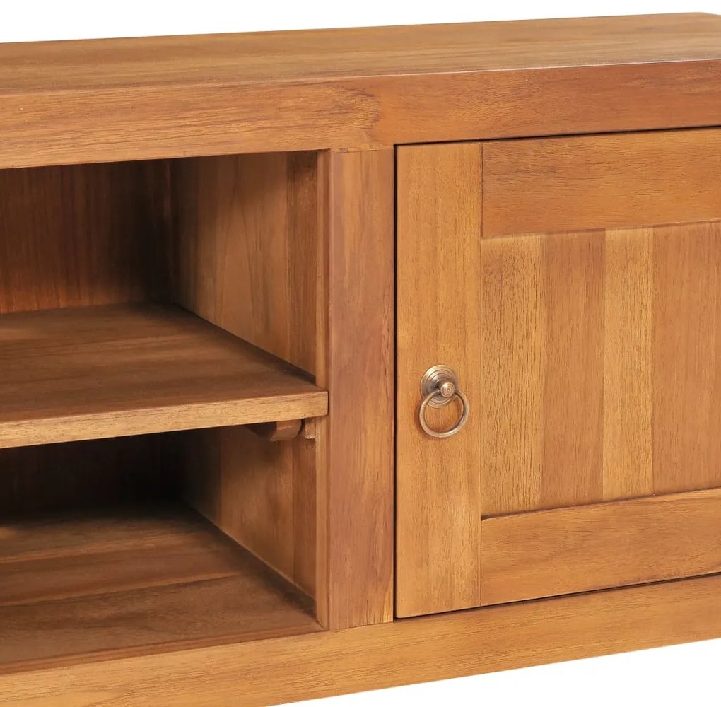 vidaXL Έπιπλο Τηλεόρασης 120 x 30 x 40 εκ. από Μασίφ Ξύλο Teak