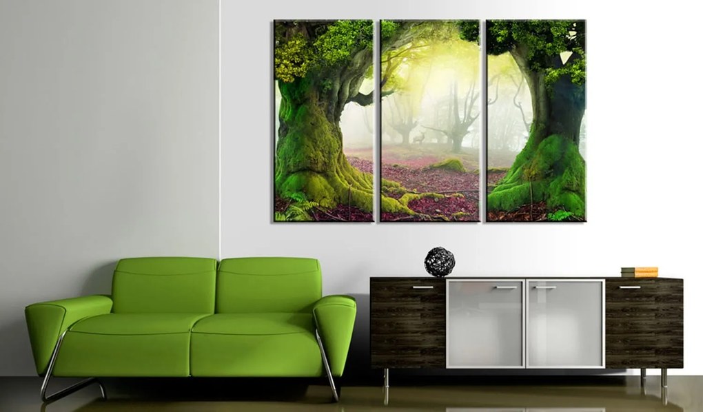 Πίνακας - Mysterious forest - triptych 120x80