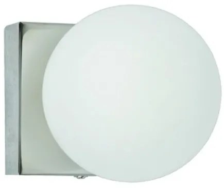 Απλίκα Φωτιστικό Τοίχου 43420-1 Λευκό-Χρώμιο Inlight-43420-1-Λευκό 43420-1