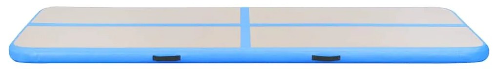 vidaXL Στρώμα Ενόργανης Φουσκωτό Μπλε 500 x 100 x 10 εκ. PVC με Τρόμπα
