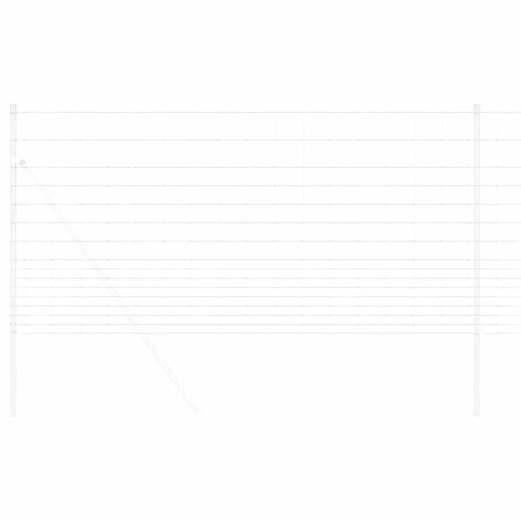 vidaXL Περίφραξη αγρού Γκρι 1.2 x 10 m Ατσάλι