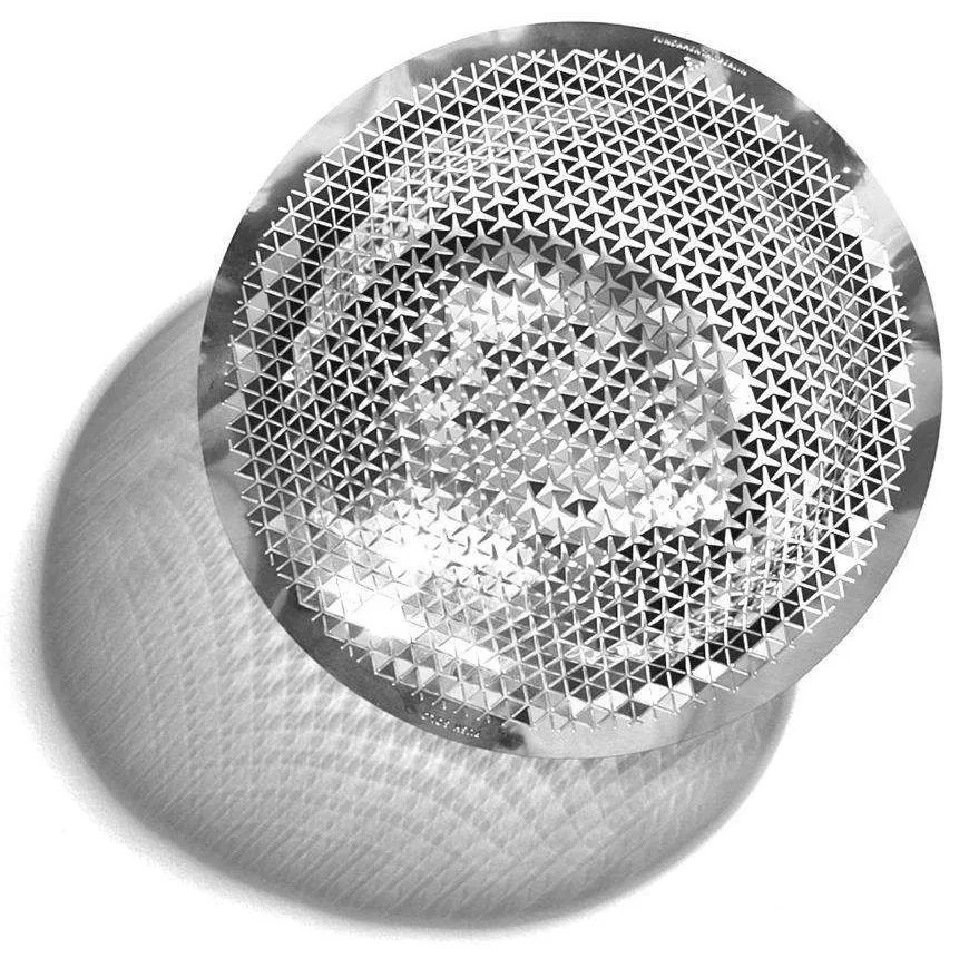 Διακοσμητικό Μπωλ Push PS-S Φ15cm Silver Fundamental Metal