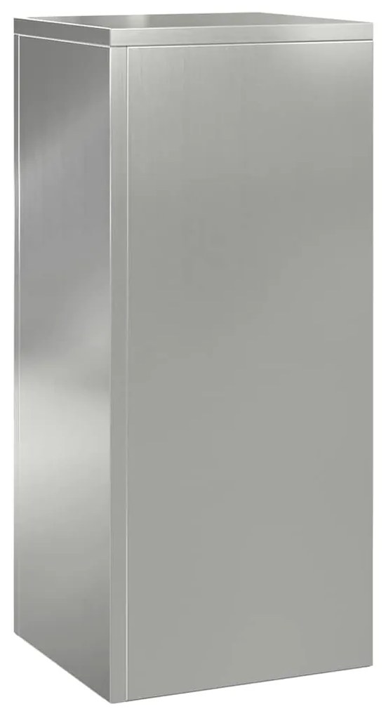 vidaXL Πυλώνας Υπαίθριων Γλαστρών , 2 τεμάχια, 24 x 24 x 55 εκ, Γαλβανισμένο Ατσάλι.