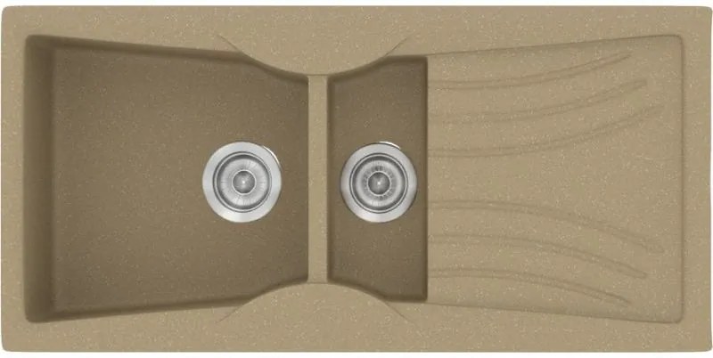 Νεροχύτης Sanitec 329-Metallic Cream