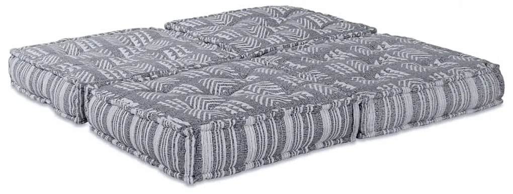 vidaXL Μαξιλάρι 2 pcs Ανοιχτό γκρι 70 x 70 x 36 εκ Πολυεστέρας