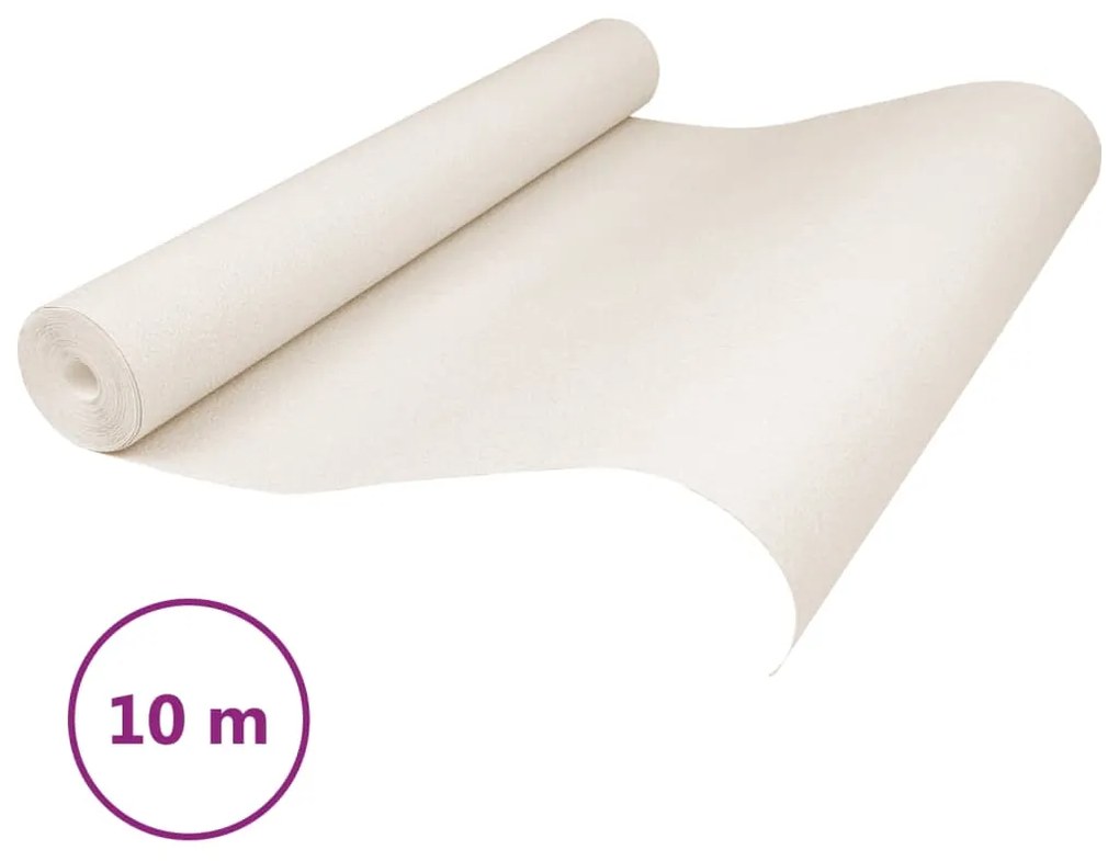 Ταπετσαρία 3D Μονόχρωμη Κρεμ 10x0,53μ Non-woven - Κρεμ