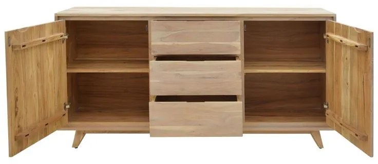 Μπουφές Emira Μασίφ Ξύλο Ακακίας σε Φυσικό 160x40x80 εκ. 160x40x80 εκ.