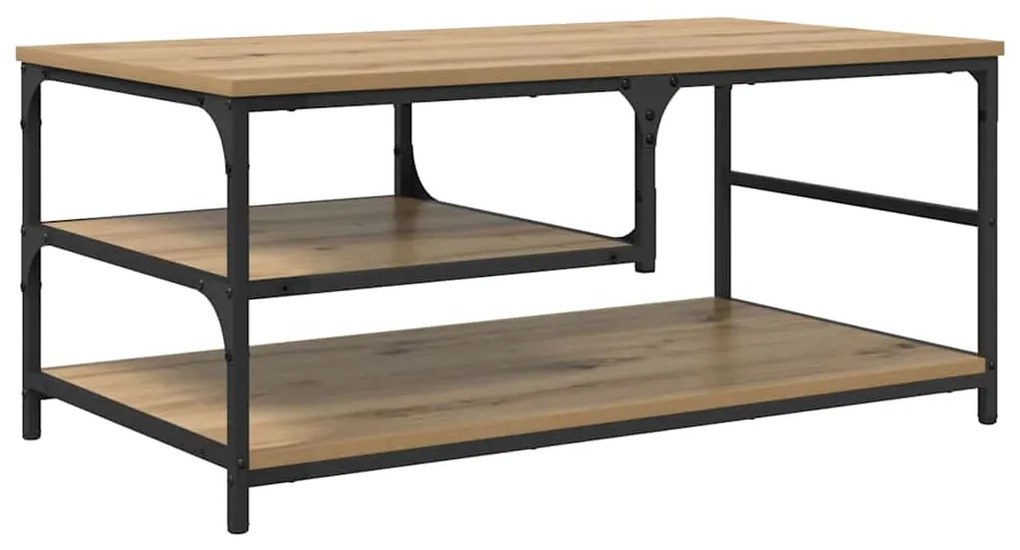 vidaXL Τραπεζάκι σαλονιού Artisan Oak 90 x 49 x 40 εκ