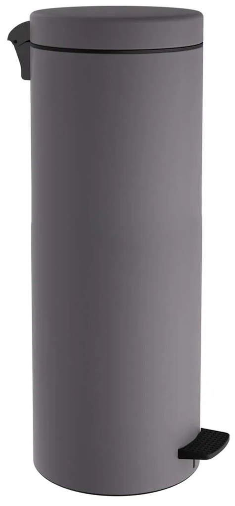 Κάδος Απορριμμάτων (Φ20x53) Pam &amp; Co 16lt 2053 Concrete Grey Matte