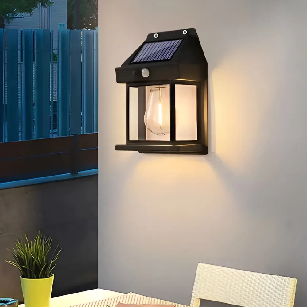 it-Lighting Faber-LED 3W 3CCT Solar Wall Light in Black Color (80204411S)