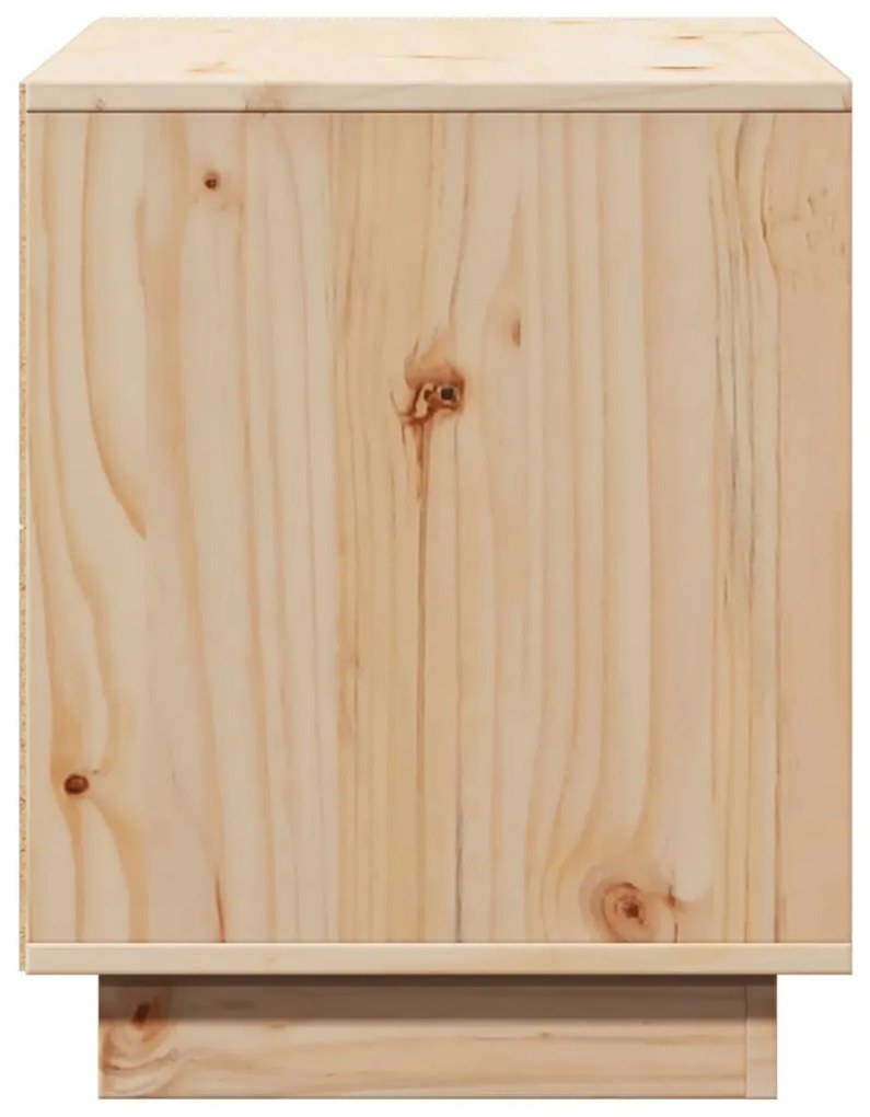 vidaXL Έπιπλο Τηλεόρασης 74 x 35 x 44 εκ. από Μασίφ Ξύλο Πεύκου