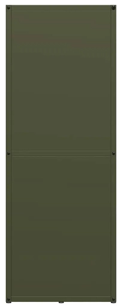 vidaXL Ράφι Καυσόξυλων 40x30x80 εκ. Χάλυβας ψυχρής έλασης