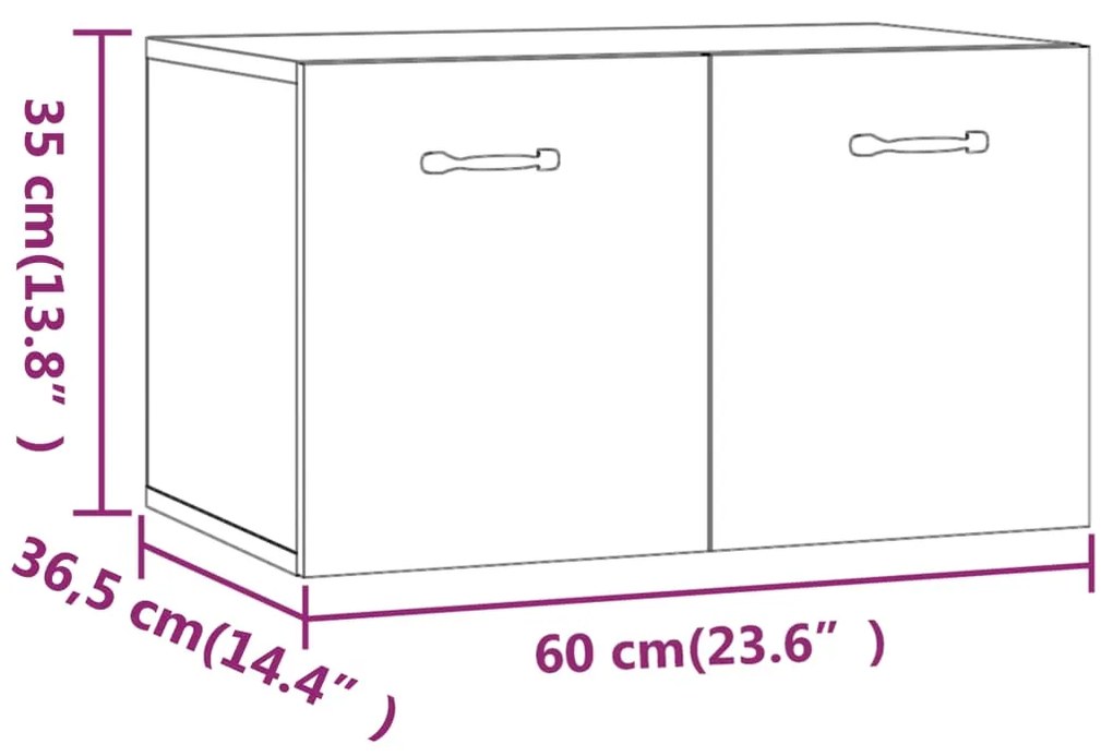 ΝΤΟΥΛΑΠΙ ΤΟΙΧΟΥ ΚΑΠΝΙΣΤΗ ΔΡΥΣ 60X36,5X35 ΕΚ. ΕΠΕΞΕΡΓΑΣΜΕΝΟ ΞΥΛΟ 817600