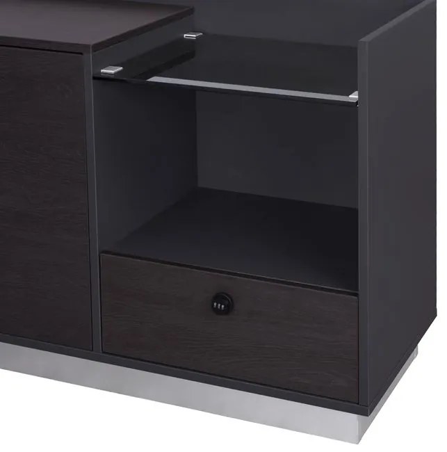 ΓΡΑΦΕΙΟ ΕΠΑΓΓΕΛΜΑΤΙΚΟ ΔΕΞΙΑ ΓΩΝΙΑ ROSEWOOD HM2086R 180X170X76Υ εκ. (1 Τεμμάχια)