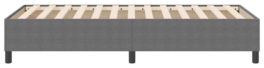 vidaXL Κρεβάτι με ελατήρια Ανοιχτό γκρι 100 x 200 cm Βελούδο