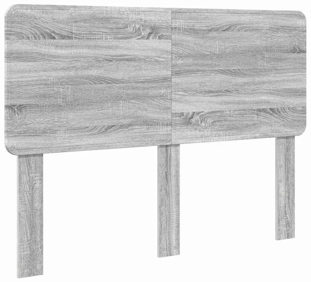 vidaXL Κεφαλάρι με κεφαλάρι Γκρίζο Σονομα 150 cm Επεξεργασμένο ξύλο