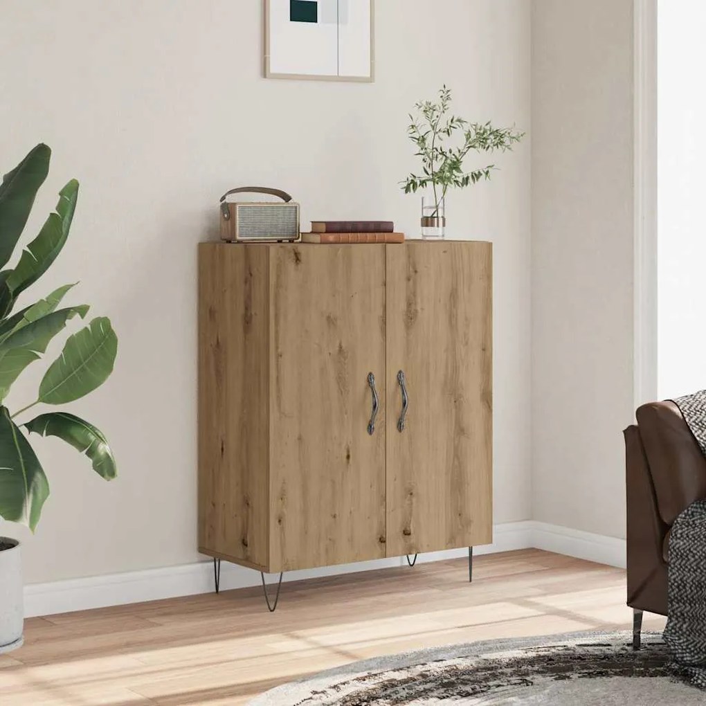 vidaXL Ντουλάπι τεχνίτης Δρυς 69,5 x 34 x 90 εκ. Επεξεργασμένο Ξύλο