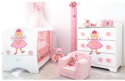 Raxevsky Mini  Συρταριερα Princess Raxevsky 50x90cm BEST-14-0021