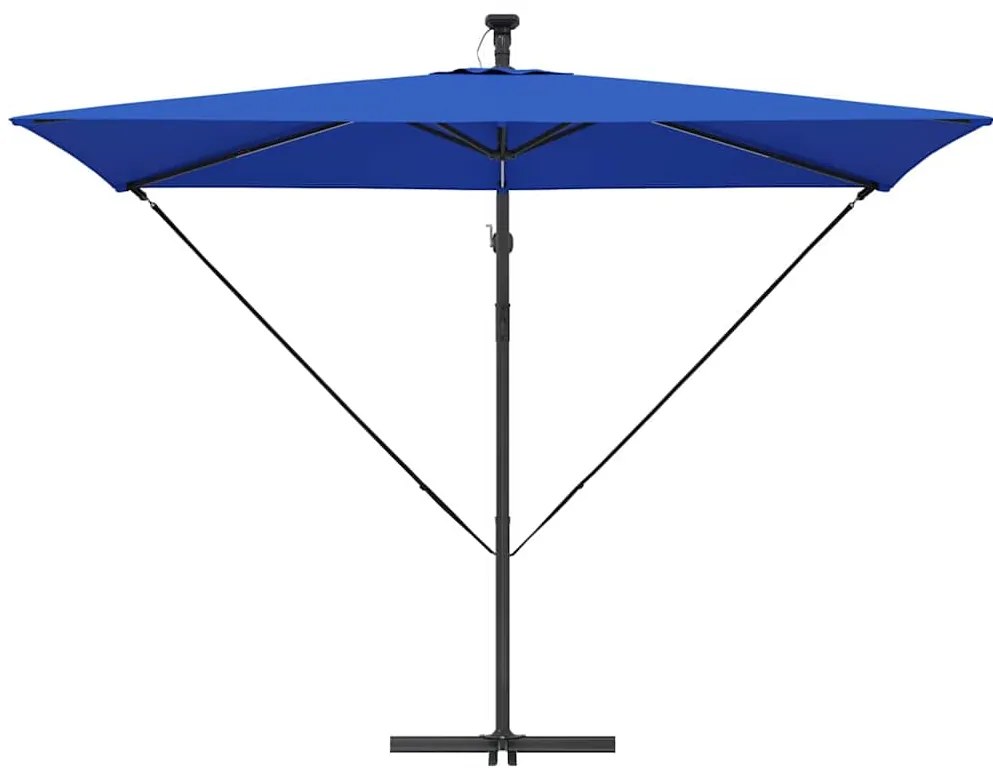 vidaXL Ομπρέλα Cantilever Banana Μπλε 294 x 200 x 254 εκ.