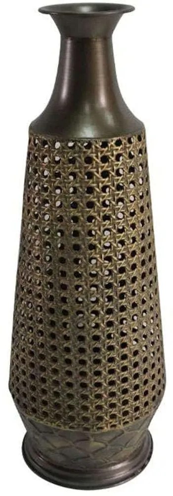 Διακοσμητικό Βάζο 161-222-178 20x20x59,5cm Bronze Μέταλλο