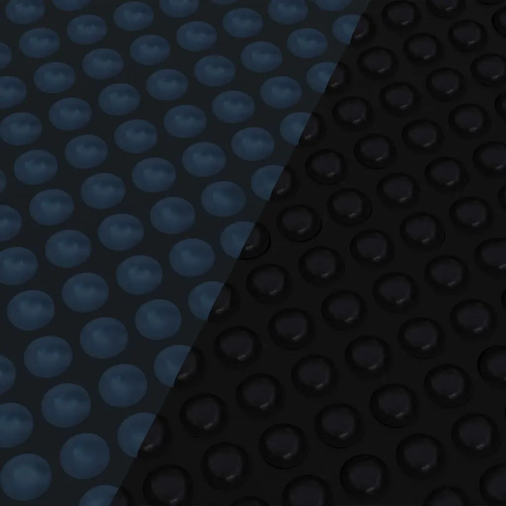 Κάλυμμα Πισίνας Ηλιακό Μαύρο/Μπλε 381 εκ. από Πολυαιθυλένιο - Μαύρο