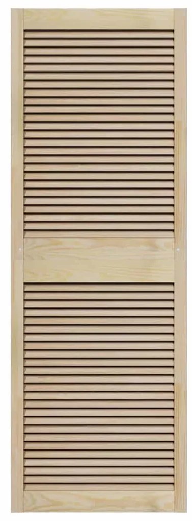 vidaXL Πόρτα Ντουλάπας Φυσικό 140.5 x 2.1 x 49.5 cm Μασίφ ξύλο πεύκου