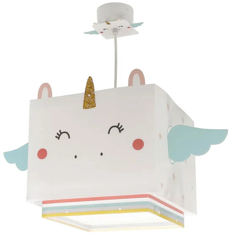 Παιδικό Φωτιστικό Οροφής Μονόφωτο Ango Little Unicorn 64592