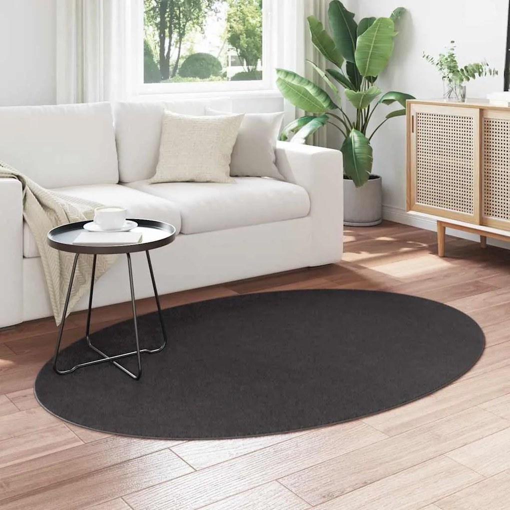 vidaXL Χαλί Ανθρακί 120 x 170 cm Πολυεστέρας