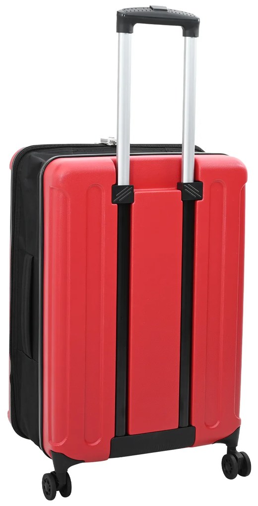 vidaXL Αναδιπλούμενη Βαλίτσα Σκληρού Κέλυφους 24'' Κόκκινη 43x27x66 εκ ABS