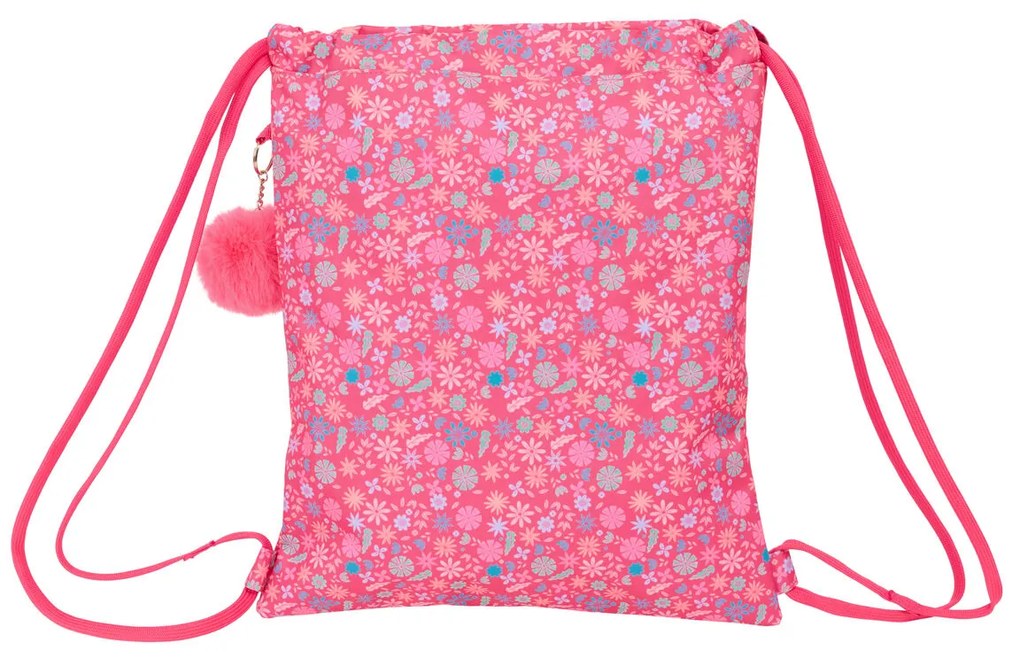 Σχολική Τσάντα με Σχοινιά Safta Feeling Πολύχρωμο 35 x 40 x 1 cm