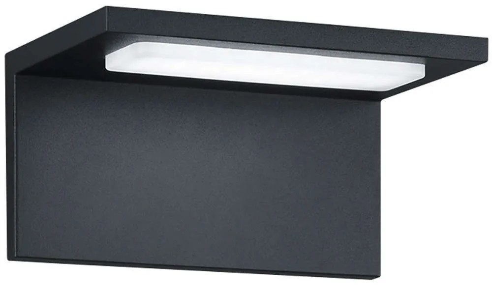 Φωτιστικό Τοίχου - Απλίκα Trave 228760142 1x6,5W Led 13x17x8cm Anthracite Trio Lighting