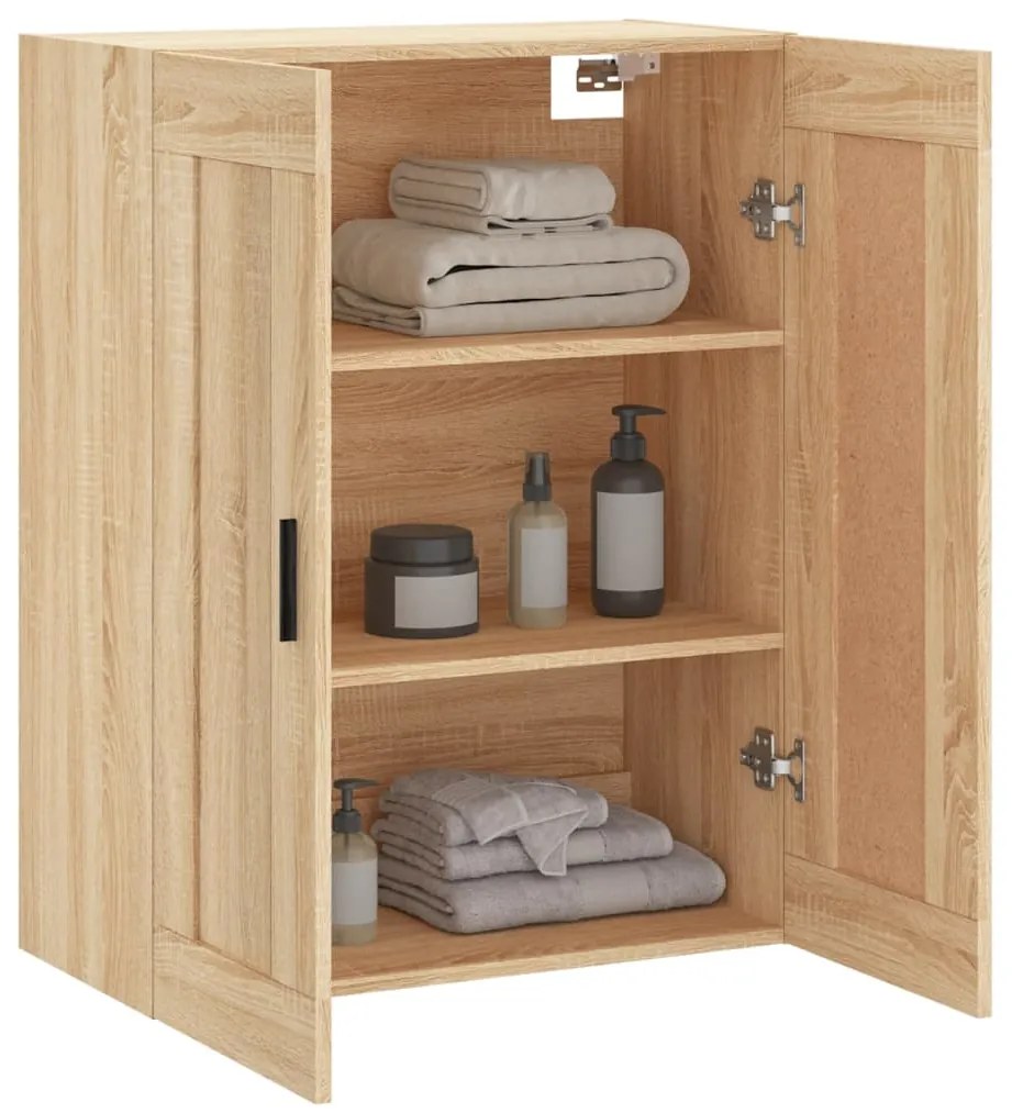 vidaXL Ντουλάπι Επιτοίχιο Sonoma Δρυς 69,5 x 34 x 90 εκ. Επεξεργ. Ξύλο