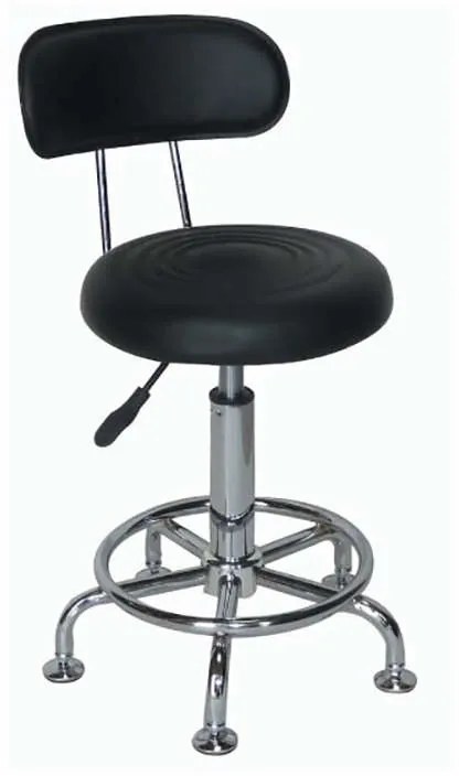 BAR73 ΜΑΥΡΟ PU(Σ2)ΣΚΑΜΠΟ ΜΕ ΑΜΟΡΤΙΣΕΡ 36Χ42Χ78.5εκ. ZITA PLUS 36Χ42Χ42.5-56/64.5-78.5εκ.