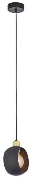 Κρεμαστό Φωτιστικό Οροφής μονόφωτο CYKLOP TK Lighting-2751-Μαύρο 2751