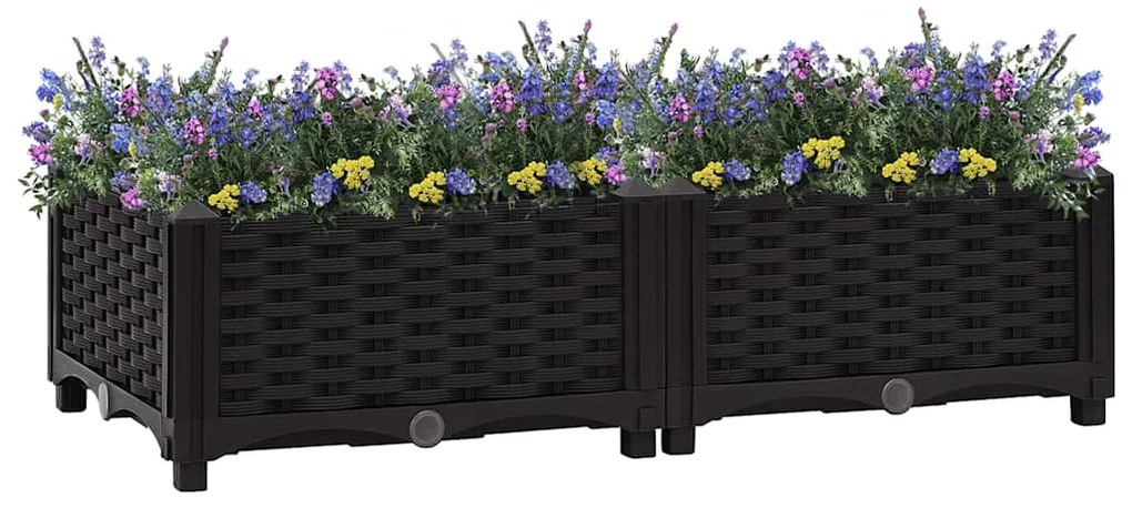 vidaXL Ζαρντινιέρα 80 x 40 x 23 εκ. από Πολυπροπυλένιο