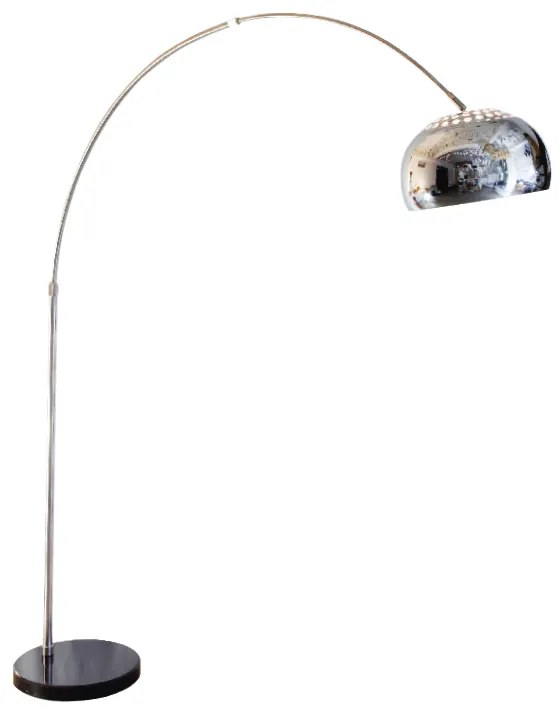 Φωτιστικό Δαπέδου Aca Matilda MF7026R1B Chrome/Marble