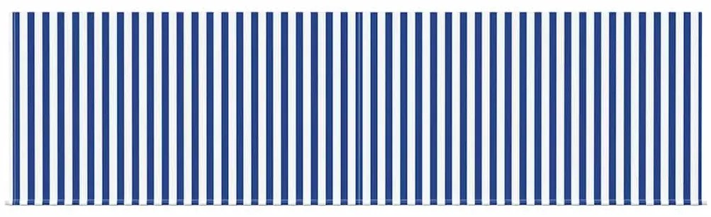 vidaXL Σκηνίτσα Αναδιπλούμενη Μπλε και λευκό 450 x 300 εκ ύφασμα