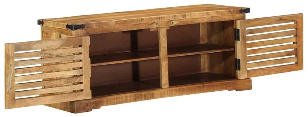 vidaXL Ντουλάπα Παπουτσιών Καφέ 110 x 38 x 45 cm Μασίφ ξύλο μάνγκο