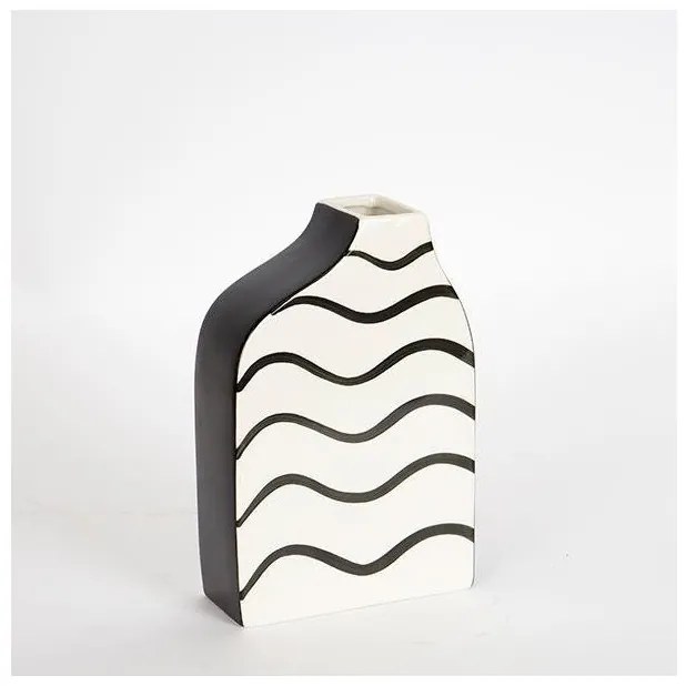 Βάζο Κεραμικό Μπεζ 15x6x23cm 752-20198 Estheti-752-20198-Μπεζ 752-20198