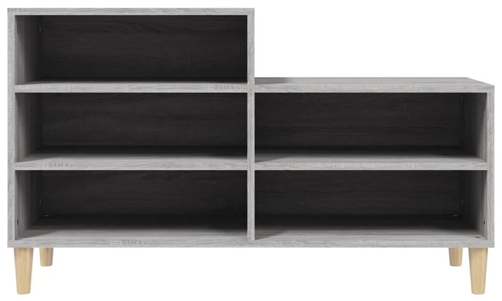 vidaXL Παπουτσοθήκη Γκρι Sonoma 102x36x60 εκ. από Επεξεργασμένο Ξύλο