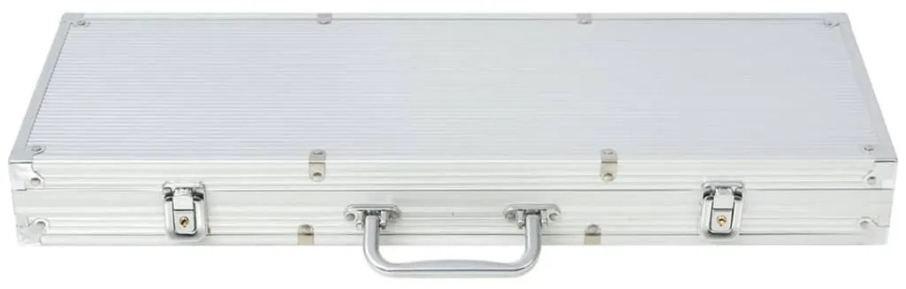 vidaXL Σετ Πόκερ με 500 Μάρκες Laser από Αλουμίνιο