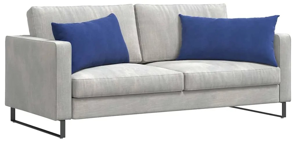 vidaXL Μαξιλάρι Καναπέ 2 pcs Μπλε Αστυνομίας 80 x 40 cm