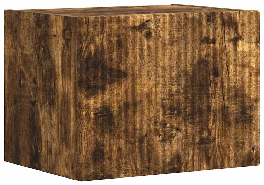 vidaXL Ντουλάπι Τηλεόρασης Τοίχου Καπνιστό Δρύς 60 x 31 x 29.5 εκ