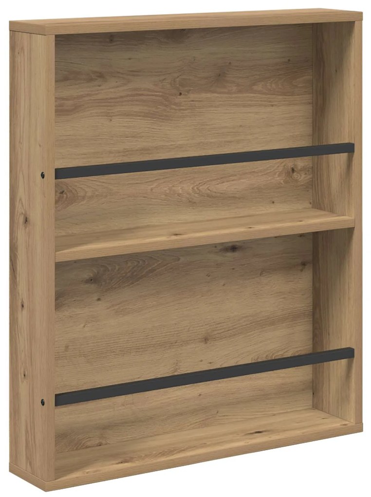 vidaXL Ράφι Περιοδικών με ράφι 2 pcs Artisan Oak 60 x 12 x 70 εκ